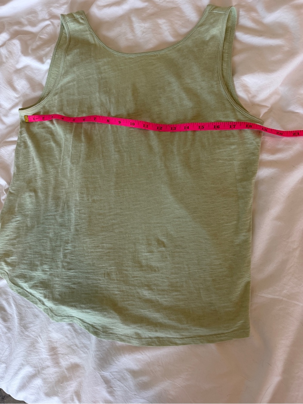 LOFT Sage Green Tie Back Swim Cover Up Tank Top S - Picture 5 of 6